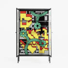 Maps - Cabinet - Naia Escribano - Antracite - Reeded glass