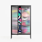 Bobsan - Cabinet - Maddalena Fanfani - Antracite - Reeded glass