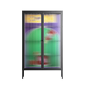 Negroni - Cabinet - Mathilda Kienast - Antracite - Reeded glass