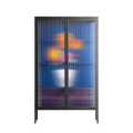 Flower Cup - Cabinet - Mo Kalache - Antracite - Reeded glass