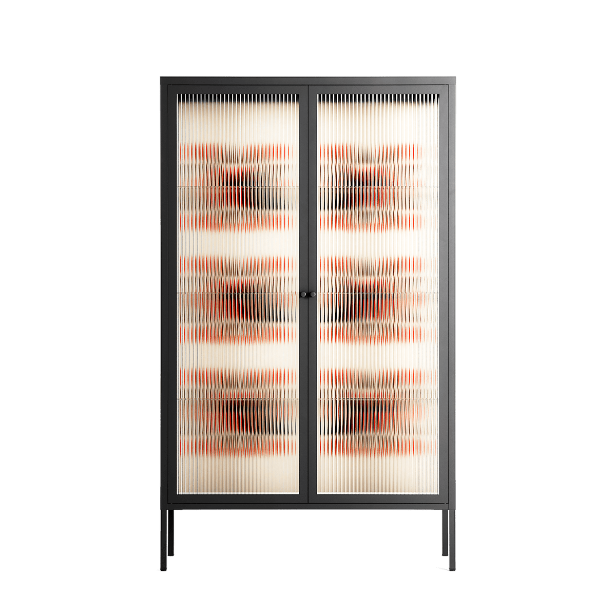 Crow Del Sol - Cabinet - Ethan Fender - Antracite - Reeded glass