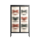 Curious Creatures - Cabinet - Ethan Fender - Antracite - Reeded glass