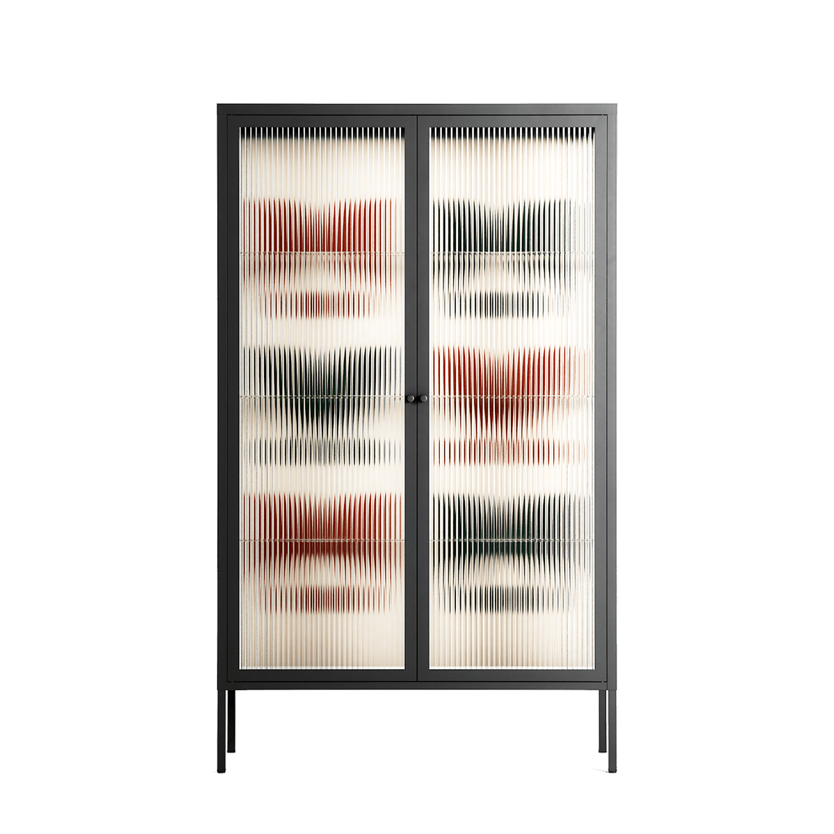 Curious Creatures - Cabinet - Ethan Fender - Antracite - Reeded glass