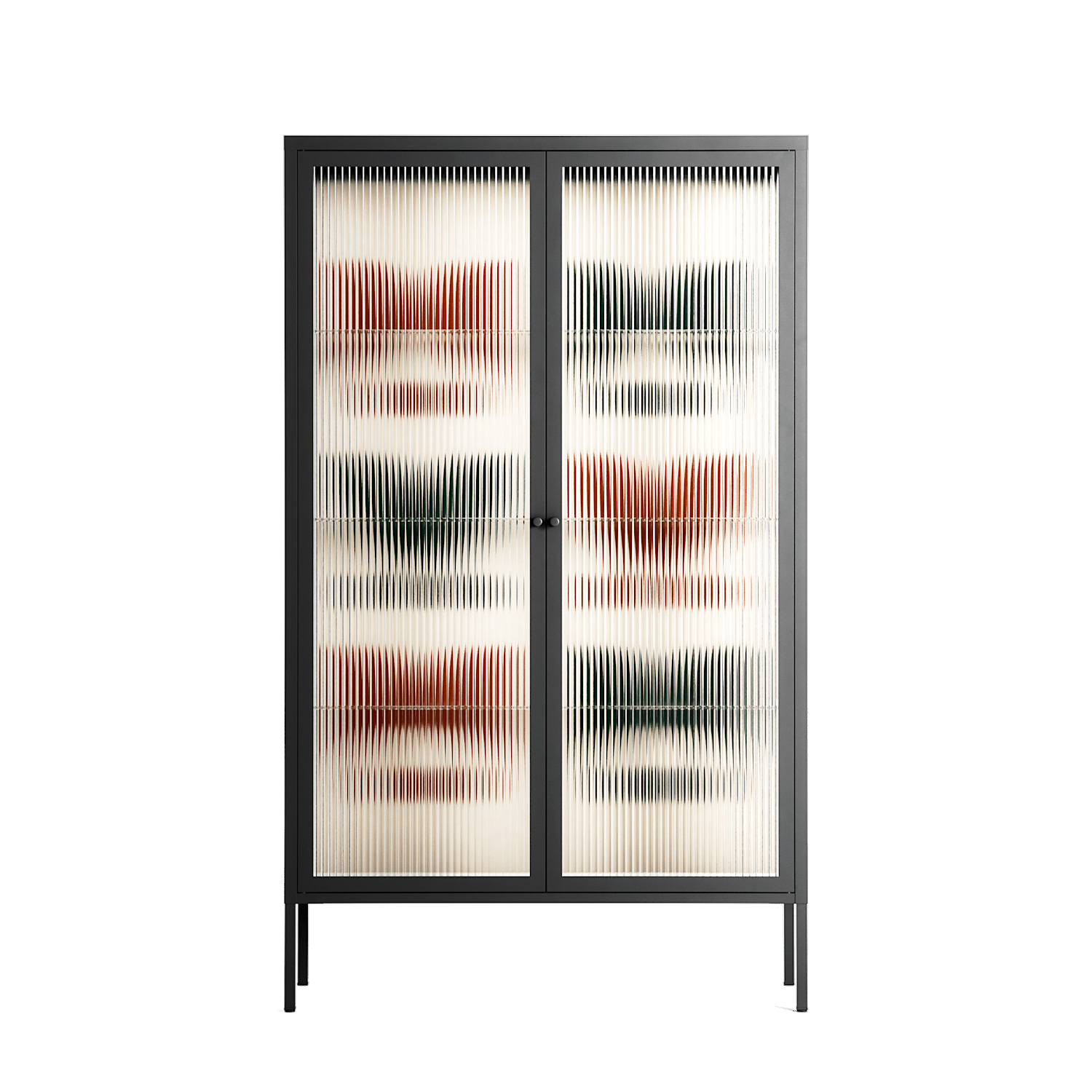 Curious Creatures - Cabinet - Ethan Fender - Antracite - Reeded glass