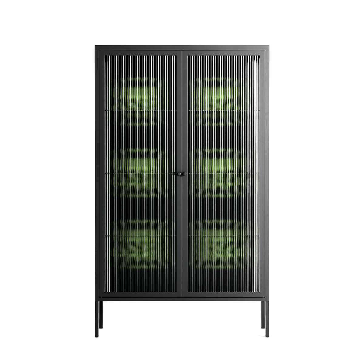 Evergreen Stag - Cabinet - Ethan Fender - Antracite - Reeded glass