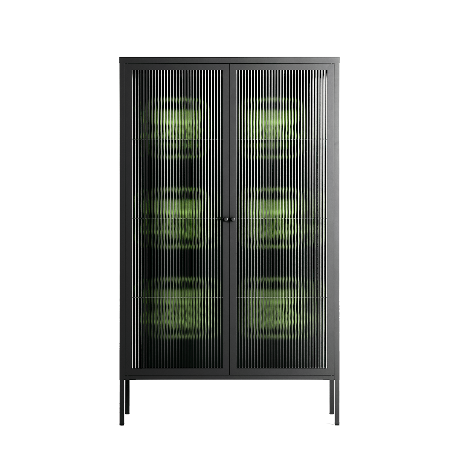 Evergreen Stag - Cabinet - Ethan Fender - Antracite - Reeded glass