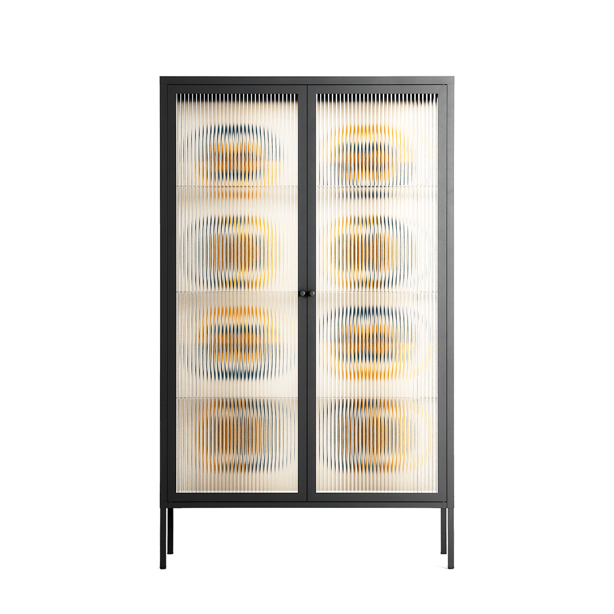 Gleam Dusk - Cabinet - Ethan Fender - Antracite - Reeded glass