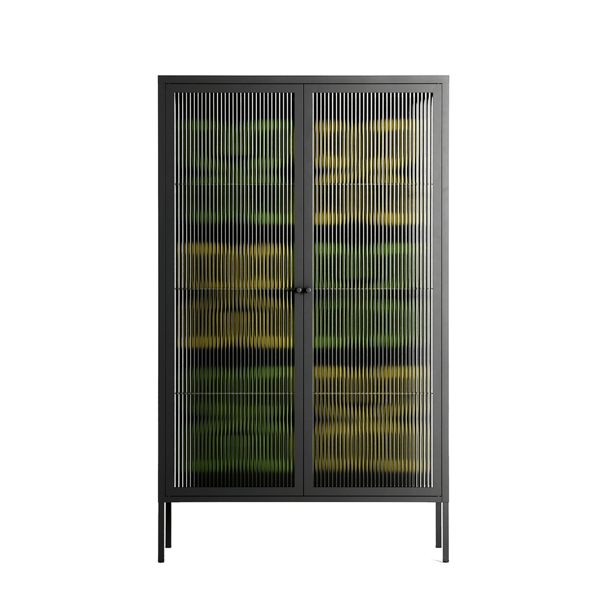 Ultra Bloom - Cabinet - Ethan Fender - Antracite - Reeded glass