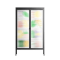 Shapes - Cabinet - Lydia Greaves - Antracite - Reeded glass