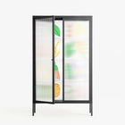 Shapes - Cabinet - Lydia Greaves - Antracite - Reeded glass