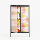 Cats - Cabinet - Lydia Greaves - Antracite - Reeded glass