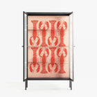 Lobsters - Cabinet - Lydia Greaves - Antracite - Reeded glass