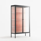 Lobsters - Cabinet - Lydia Greaves - Antracite - Reeded glass