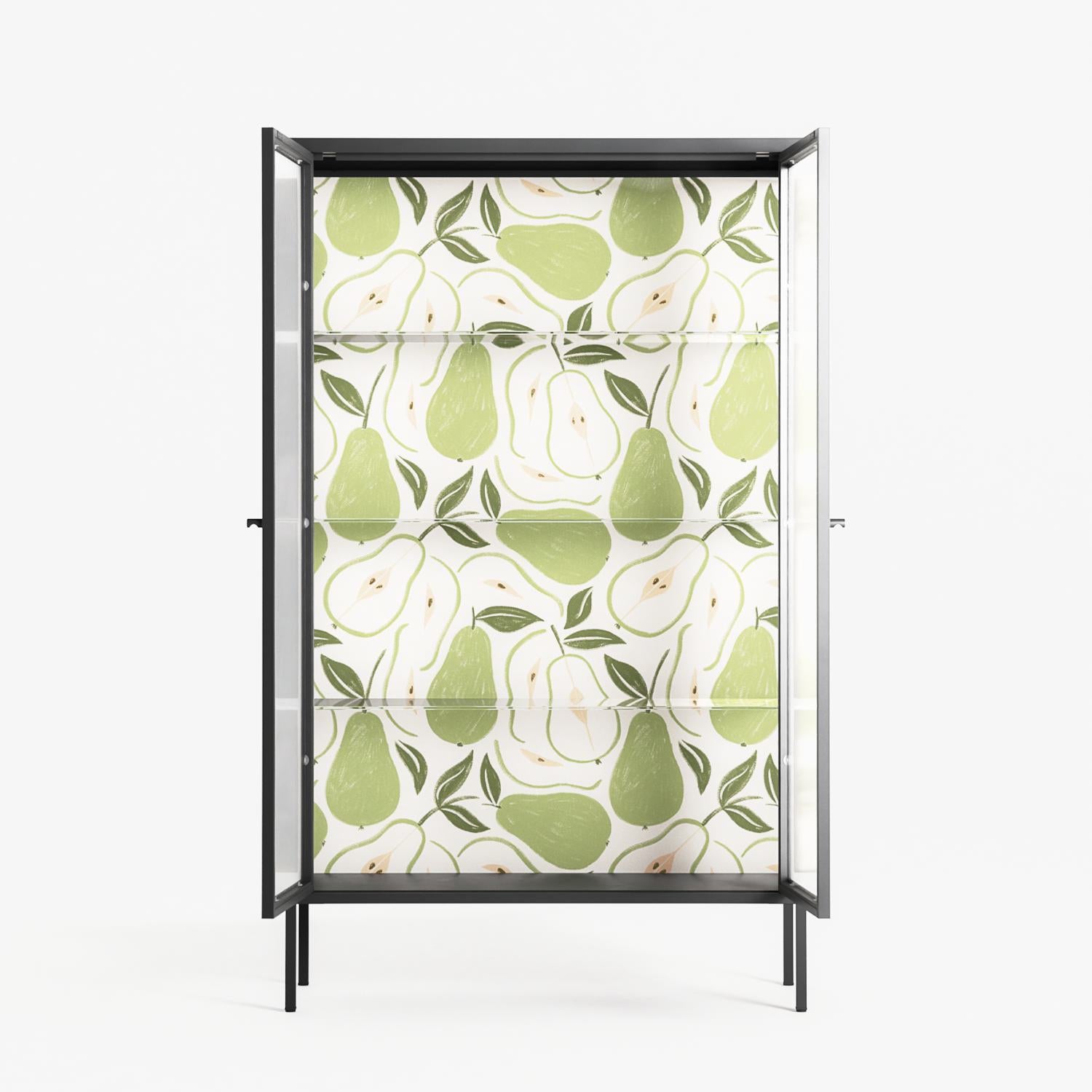 Pears - Cabinet - Lydia Greaves - Antracite - Reeded glass