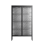 Wave In Wave - Cabinet - Guido De Boer - Antracite - Reeded glass