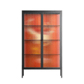 Drink And Cherries - Cabinet - Raissa Oltmanns - Antracite - Reeded glass