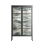 Ode to Summer 3 - Cabinet - Diana Catchpole - Antracite - Reeded glass