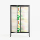 Shapes Cream - Cabinet - Lydia Greaves - Antracite - Reeded glass