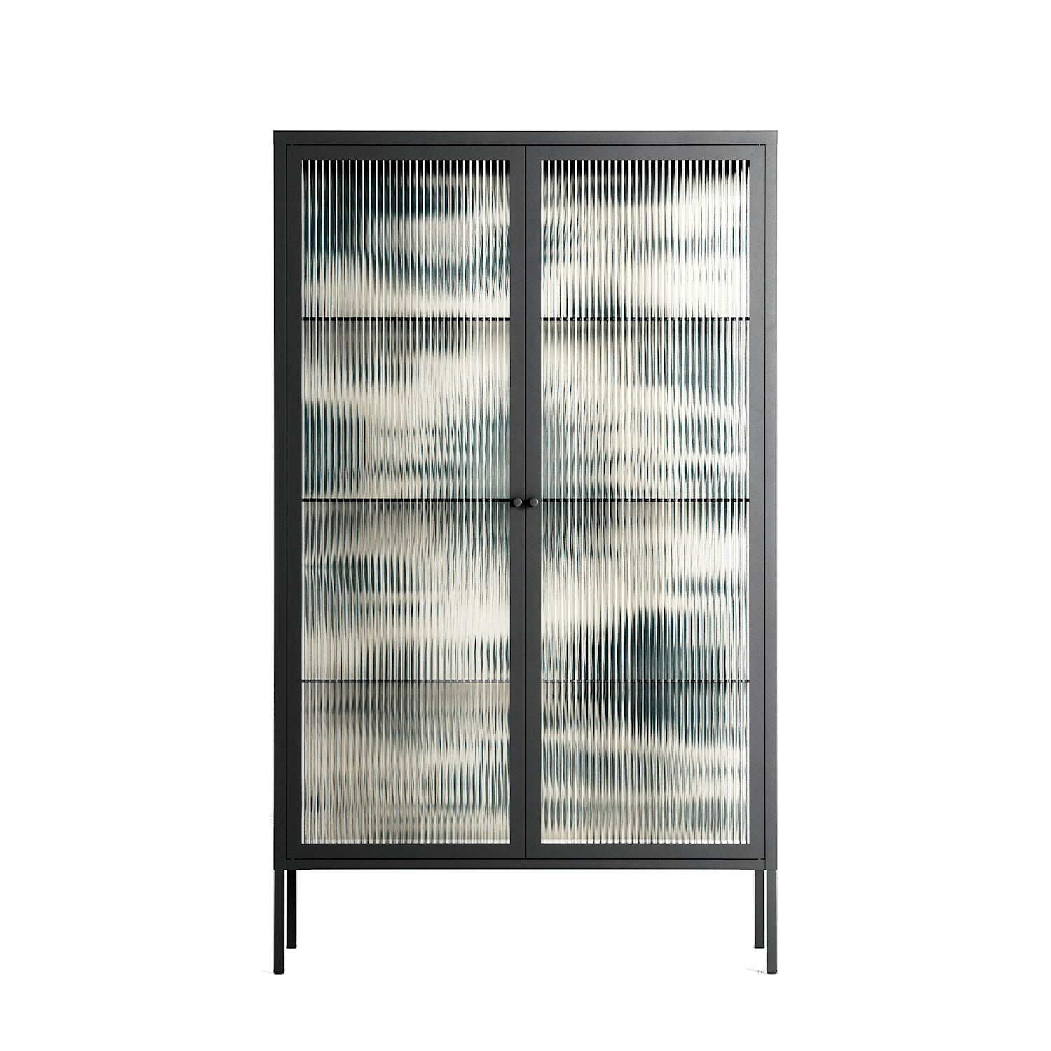 Ode to Summer 6 - Cabinet - Diana Catchpole - Antracite - Reeded glass