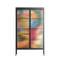 The Towering Hall Full Of Light - Cabinet - Nick Liefhebber - Antracite - Reeded glass