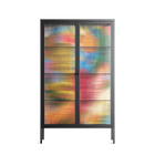 The Towering Hall Full Of Light - Cabinet - Nick Liefhebber - Antracite - Reeded glass