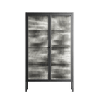 Ode to Summer 4 - Cabinet - Diana Catchpole - Antracite - Reeded glass