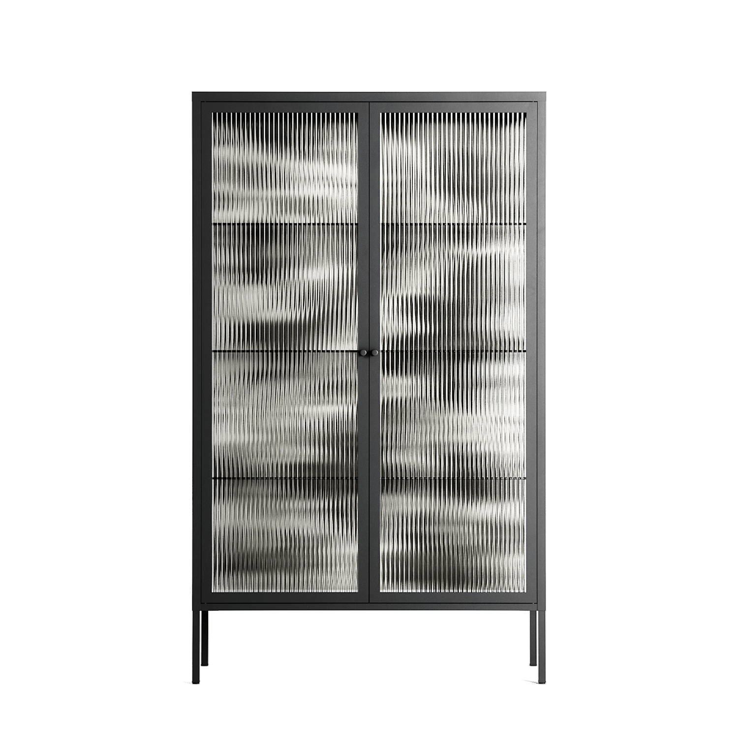 Ode to Summer 4 - Cabinet - Diana Catchpole - Antracite - Reeded glass