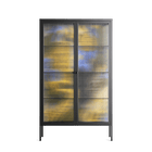 The Towering Hall Full Of Light 2 - Cabinet - Nick Liefhebber - Antracite - Reeded glass