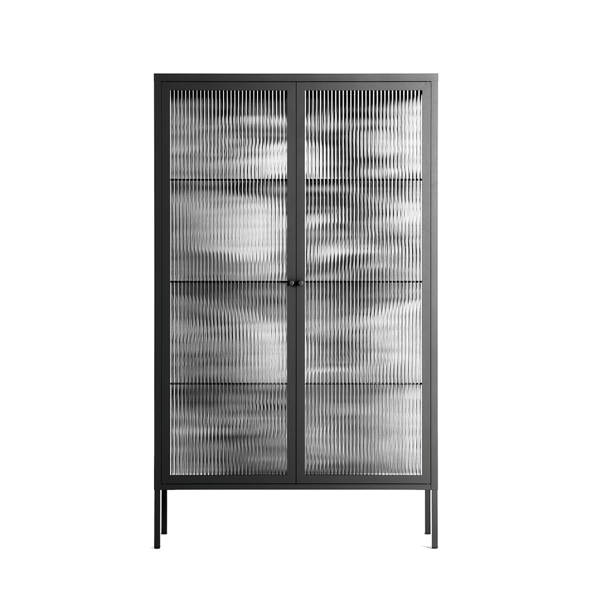 Flight Of Fancy - Cabinet - Diana Catchpole - Antracite - Reeded glass