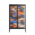 The Secret Herb Garden In The Forest - Cabinet - Nick Liefhebber - Antracite - Reeded glass