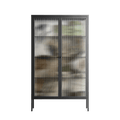 As The Rain Falls - Cabinet - Sophie Goudman-Peachey - Antracite - Reeded glass
