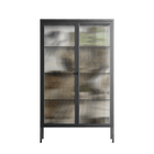 As The Rain Falls - Cabinet - Sophie Goudman-Peachey - Antracite - Reeded glass