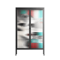 The Dessolution - Cabinet - Mathilda Kienast - Antracite - Reeded glass