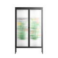 Bouquets - Cabinet - Lydia Greaves - Antracite - Reeded glass