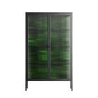 Wottosque Green - Cabinet - Craig Watkins - Antracite - Reeded glass