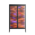 The Secret Herb Garden In The Forest 2 - Cabinet - Nick Liefhebber - Antracite - Reeded glass