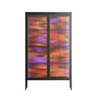The Secret Herb Garden In The Forest 2 - Cabinet - Nick Liefhebber - Antracite - Reeded glass