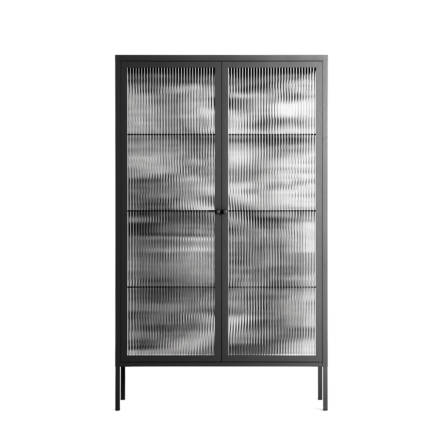 Flight Of Fancy 3 - Cabinet - Diana Catchpole - Antracite - Reeded glass