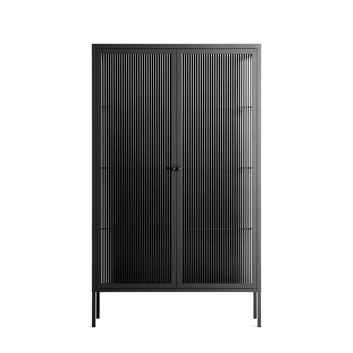 The Single Color - Cabinet - Craig Watkins - Antracite - Reeded glass