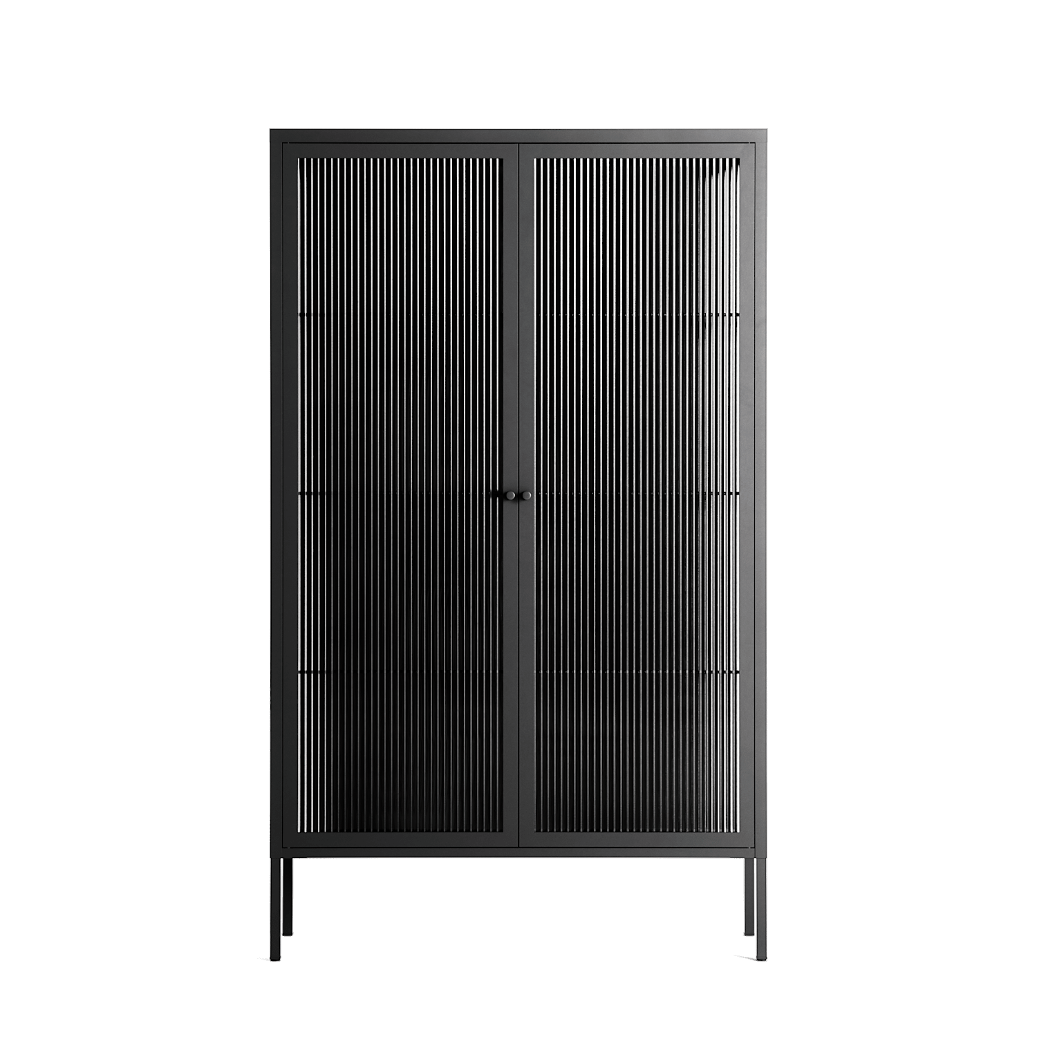 The Single Color - Cabinet - Craig Watkins - Antracite - Reeded glass