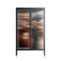 Where We Belong - Cabinet - Sophie Goudman-Peachey - Antracite - Reeded glass