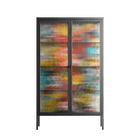 All The Stickers - Cabinet - Craig Watkins - Antracite - Reeded glass