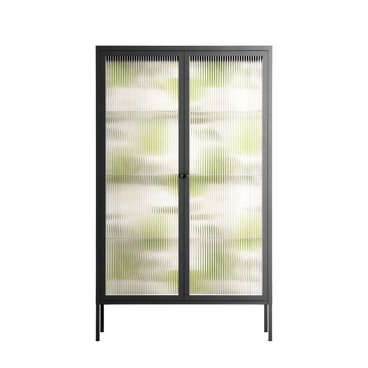 Pears - Cabinet - Lydia Greaves - Antracite - Reeded glass