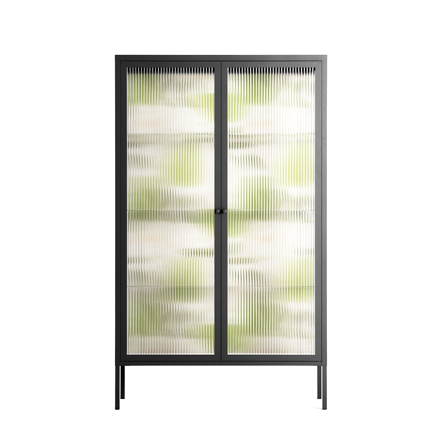 Pears - Cabinet - Lydia Greaves - Antracite - Reeded glass