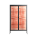 Lobsters - Cabinet - Lydia Greaves - Antracite - Reeded glass