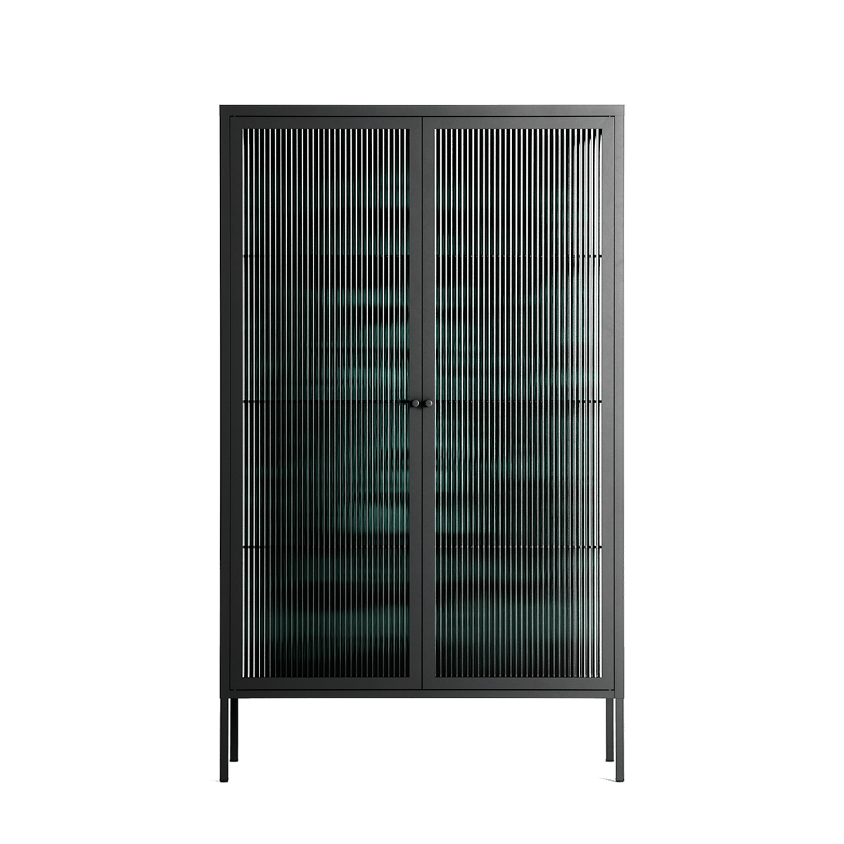 Optical Delusion - Cabinet - Craig Watkins - Antracite - Reeded glass