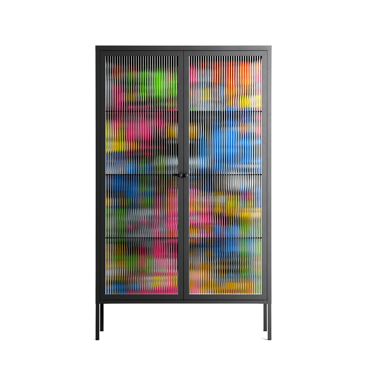 All The Good Guys - Cabinet - Craig Watkins - Antracite - Reeded glass