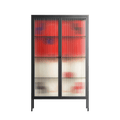 Parallel Mirage - Cabinet - Oluwasheyi Adebayo - Antracite - Reeded glass