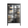 Dreaming With Open Eyes - Cabinet - Sophie Goudman-Peachey - Antracite - Reeded glass