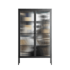Dreaming With Open Eyes - Cabinet - Sophie Goudman-Peachey - Antracite - Reeded glass